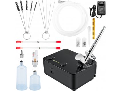 Kompletní sada airbrush Dual Action s pistolí na lakování, 30 psi ± 15 % a vzduchovým kompresorem titul foto