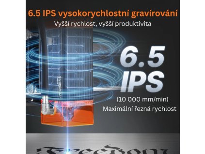 Laserový gravírovací stroj 10W s rotačním válečkem pro gravírování na sklenice a lahve, pracovní plocha 40x40 cm