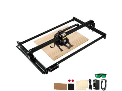 Laserový gravírovací stroj 460 x 810 mm, 6 W, 6000 mm / min