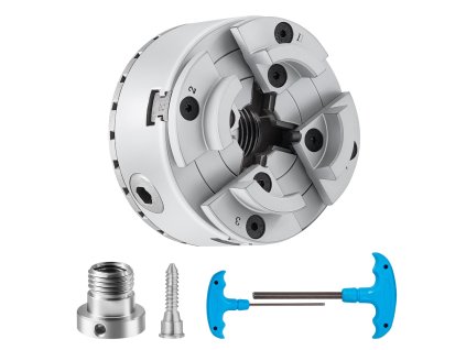 Univerzální čtyřčelisťové sklíčidlo KP2 pro soustruhy, 70 mm, závit 1" x 8 TPI