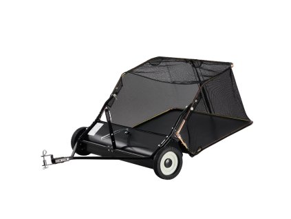 Zametač listí za zahradní traktor a čtyřkolku, tažený, záběr 106,6 cm, nastavitelná výška