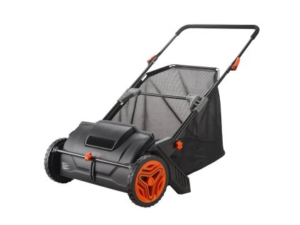 Zametač listí ruční, záběr 53,5 cm, koš 99 l, nastavitelná výška