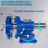 Strojní svěrák šířka čelistí 150 mm, hloubka čelistí 132 mm, hmotnost 9 kg 3foto