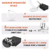 Kompletní sada airbrush Dual Action s pistolí na lakování, 30 psi ± 15 % a vzduchovým kompresorem 3foto