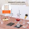 Destilační aparatura pro éterické oleje z bylin, kapacita 500 ml, sada 28 dílů