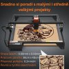 Laserový gravírovací stroj 5 W – komprimovaný paprsek s ochranou očí
