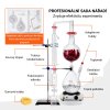 Destilační aparatura pro éterické oleje z bylin, kapacita 2000 ml, sada 28 dílů, topná deska 1000W