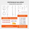 Laboratorní destilační aparatura, 29 dílná sada z borosilikátového skla 3,3