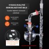 Laboratorní destilační aparatura, 1000 ml, 14dílná sada z borosilikátového skla 3.3 s 24/40 spojkami