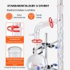 Laboratorní destilační aparatura, 1000 ml, 14dílná sada z borosilikátového skla 3.3 s 24/40 spojkami