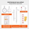 Laboratorní destilační aparatura, 1000 ml, 14dílná sada z borosilikátového skla 3.3 s 24/40 spojkami