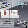 Laboratorní vozík s nastavitelnou výškou 81-139 cm, nosnost 16,5 kg, rozměry 32,5 x 26,5 cm