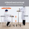 Laboratorní vozík s nastavitelnou výškou 81-139 cm, nosnost 16,5 kg, rozměry 32,5 x 26,5 cm