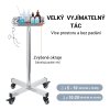 Laboratorní vozík s nastavitelnou výškou 81-139 cm, nosnost 16,5 kg, rozměry 32,5 x 26,5 cm