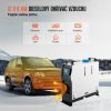 Naftový ohřívač 8 kW, 12 V, s LCD displejem a dálkovým ovládáním, vhodný pro auta, karavany a dílny - bílý
