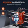 Gravírovací CNC stroj 120W, pro gravírování dřeva, 3-osé řízení GRBL