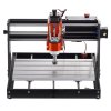 Gravírovací CNC stroj 120W, pro gravírování dřeva, 3-osé řízení GRBL