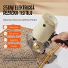 Přenosná elektrická řezačka na látky z legované oceli 250 W, velikost čepele: 100 mm, maximální tloušťka řezu: 27 mm