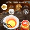 ​Propanová tavicí pec z nerezové oceli, 12 kg, 1482 °C