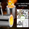 ​Propanová tavicí pec z nerezové oceli, 12 kg, 1482 °C