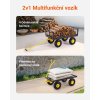 Zahradní vozík 965×560×535 mm, nosnost 408 kg