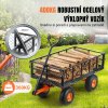Zahradní vozík 890×510×205 mm, nosnost 400 kg