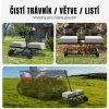 Provzdušňovač trávníku za traktor, 20 zubů, pracovní záběr 101,6 cm