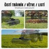 Provzdušňovač trávníku za traktor, 21 zubů, pracovní záběr 152,4 cm