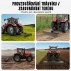 Provzdušňovač trávníku za traktor, 32 zubů, pracovní záběr 183 cm