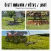 Provzdušňovač trávníku za traktor, 24 zubů, pracovní záběr 150 cm