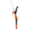 Prořezávač větví teleskopický, ocelová čepel, 2,2–8,2 m, 8 sklolaminátových rukojetí