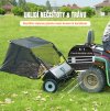 Zametač listí za zahradní traktor a čtyřkolku, tažený, záběr 127 cm, nastavitelná výška