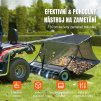 Zametač listí za zahradní traktor a čtyřkolku, tažený, záběr 106,6 cm, nastavitelná výška