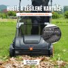 Zametač listí ruční, záběr 53,5 cm, koš 99 l, nastavitelná výška