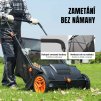 Zametač listí ruční, záběr 53,5 cm, koš 99 l, nastavitelná výška