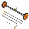 Vysokotlaký čistič podvozku a podlahy, průměr 590 mm, 2 kola, max. 276 bar, 1/4" rychlospojka, 7 trysek, 2 prodlužovací tyče