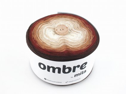 Příze OMBRE Classic 1200m/3nitky M004 - Cappuccino