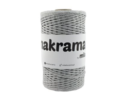 makrama seda stribrna