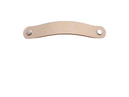 Úchytka kožená 15cm velká/Přírodní