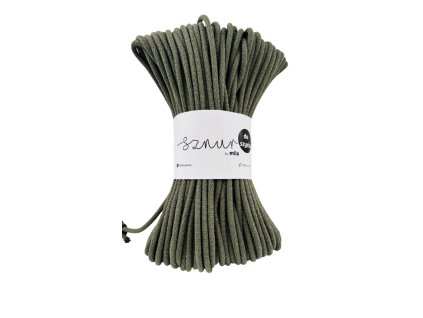 Bavlněná šňůra na šití 6mm/50m - OLIVOVÁ/P48
