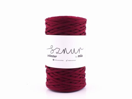 OUTLET Polyesterová šňůra 5mm/50m - BORDO