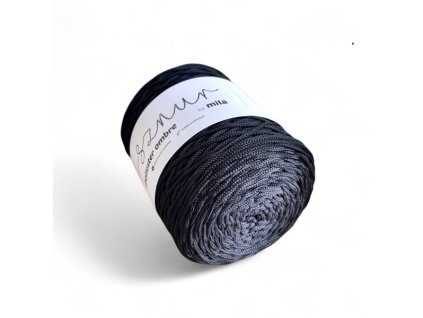 Polyesterová šňůra 3mm/300m - OCELOVÝ/ČERNÝ