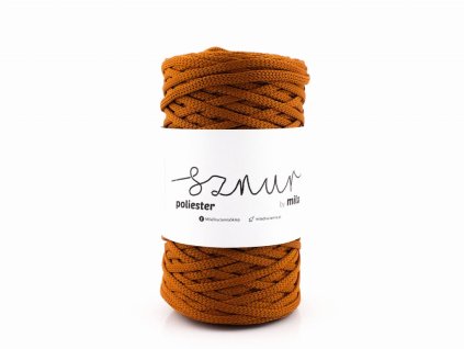 OUTLET Polyesterová šňůra 5mm/50m - HOŘČICOVÁ