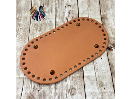 Kožené dno 22x12cm s nožičkami/KABELKA