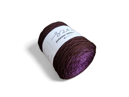 Polyesterová šňůra 3mm/300m -  TMAVÁ ČOKOLÁDA/TMAVÝ VŘES OM35