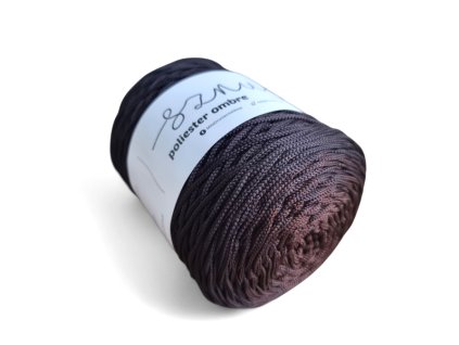 Polyesterová šňůra 3mm/300m -  TMAVÁ ČOKOLÁDA/HOŘKÁ ČOKOLÁDA OM32