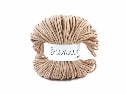 Bavlněná šňůra MILA 3mm - Karamelová/P14