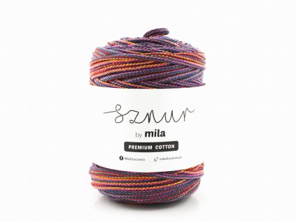 Bavlněná šňůra PREMIUM COTTON 5mm/100m - MIX FOLK