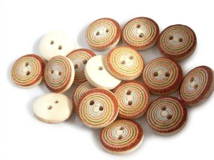 Knoflík KRUHY 13mm