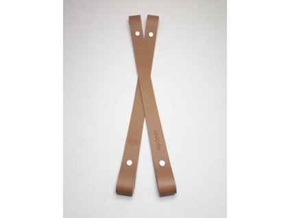 Kožený popruh 2.jakost- DO VYPRODÁNÍ ZÁSOB - Béžová, 20cm